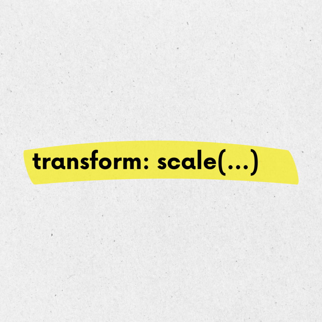 transform: scale öne çıkan görsel