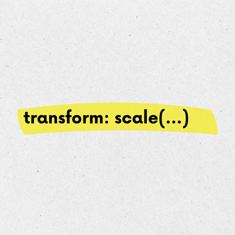 transform: scale öne çıkan görsel